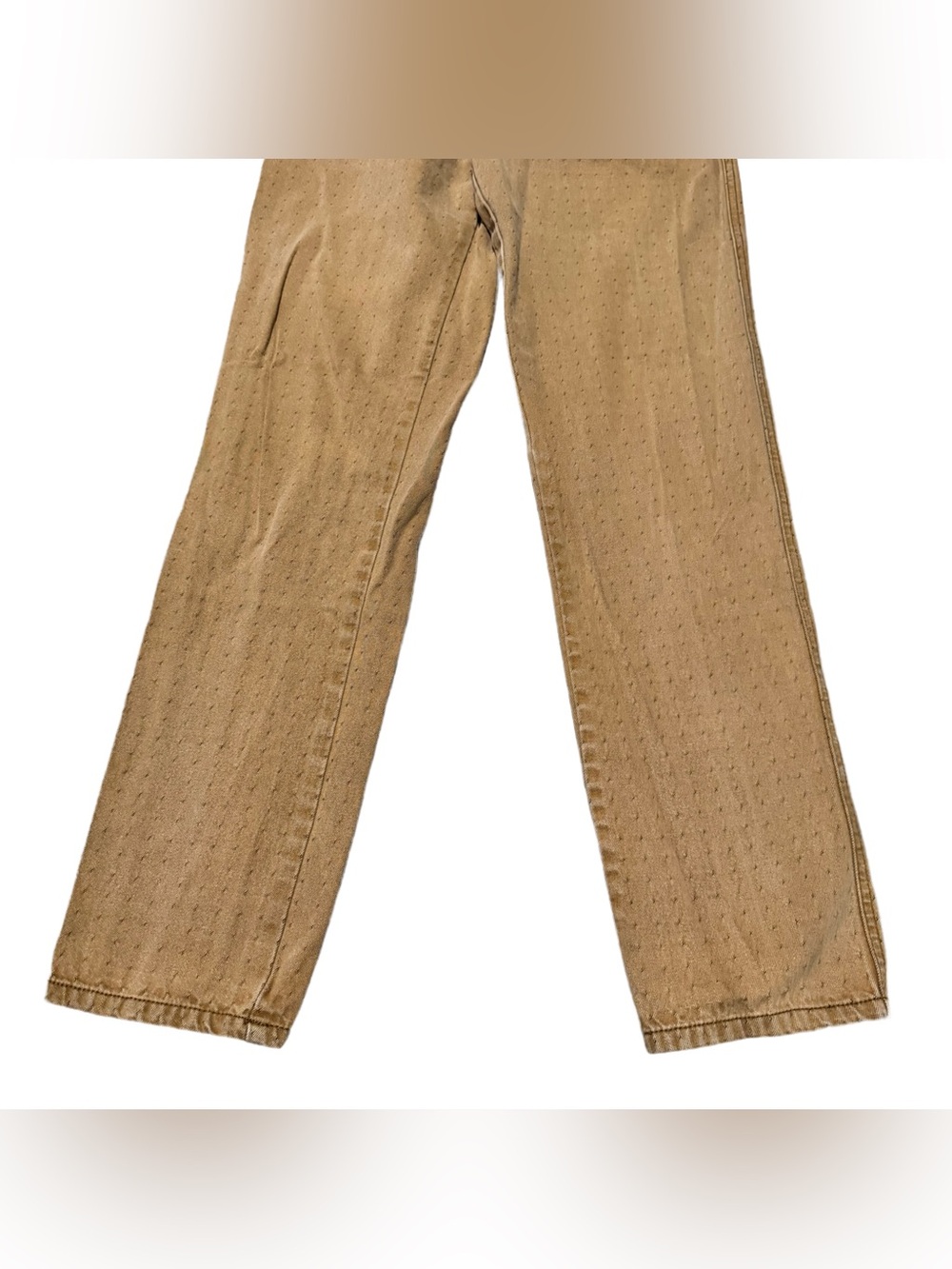 Vintage Blaze Bareback Riding Jeans Women's 24 High Waisted Tan Dots Western - Picture 6 of 7